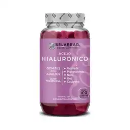 Farmacias Benavides Ácido Hialurónico Gomitas para Adulto Sabor Frambuesa oferta