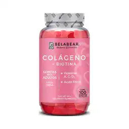 Farmacias Benavides Colágeno + Biotina Gomitas para Adultos Sabor Fresa oferta