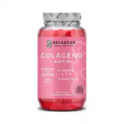 Farmacias Benavides Colágeno + Biotina Gomitas para Adultos Sabor Fresa oferta