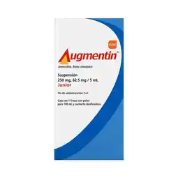 Farmacias Benavides 250 mg Amoxicilina/62.5 mg Ácido Clavulánico/5 ml Suspensión oferta