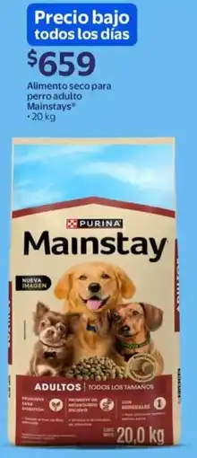 Walmart Mainstays alimento seco para perro adulto oferta