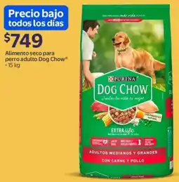 Walmart Dog chow alimento seco para perro adulto oferta