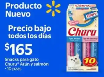 Churu atún y salmón snacks para gato