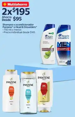 Walmart Pantene o Head & Shoulders shampoo o acondicionador oferta