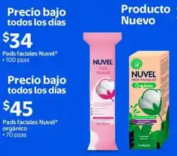 Walmart Nuvel pads faciales oferta