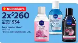 Walmart Nivea agua micelar oferta