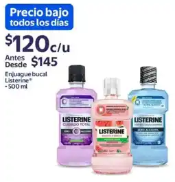 Walmart Listerine enjuague bucal oferta