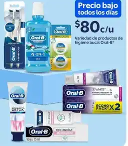 Walmart Oral-B variedad de productos de higiene bucal oferta
