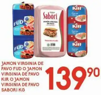 Jamon Virginia de Pavo Fud O Jamon Virginia de Pavo Kir O Jamon Virginia de Pavo Sabori