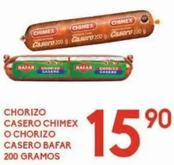 Chorizo Casero Chimex O Chorizo Casero Bafar 200g