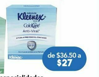 Farmacia San Pablo Kleenex pañuelo antiviral c/80pz oferta
