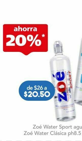 Farmacia San Pablo Zoe water agua sport btl c/900ml oferta