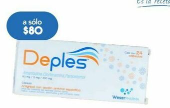 Farmacia San Pablo Deples cap 50/3/300mg caj c/24 oferta