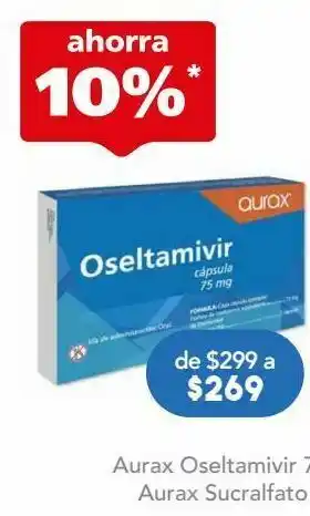 Farmacia San Pablo Oseltamivir cap 75mg c/10 oferta
