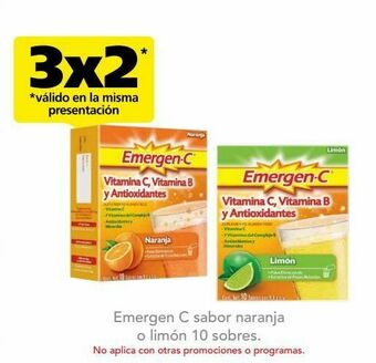 Farmacia San Pablo Emergen c polvo naranja c/10sob oferta