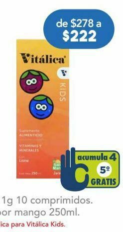 Farmacia San Pablo Vitalica kids jar mango c/250ml oferta