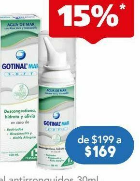 Gotinal agua de mar soft c/100ml