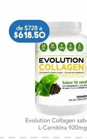 Farmacia San Pablo Evolution colageno sabor te verd c/1.2kg oferta