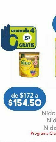 Farmacia San Pablo Nido leche polvo excella gold 1+ c/800gr oferta