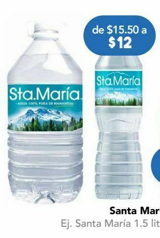 Farmacia San Pablo Santa maria agua btl c/1.5lt oferta