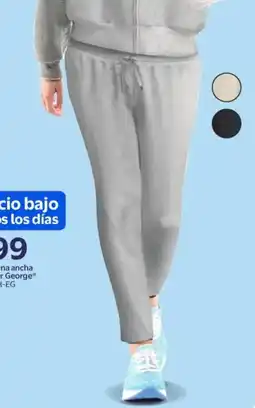 Walmart George pants pierna ancha para mujer oferta