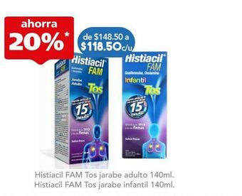 Farmacia San Pablo Histiacil fam jar adulto c/140ml oferta