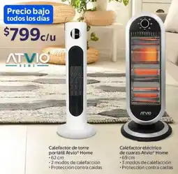Walmart Atvio home calefactor de torre portátil oferta