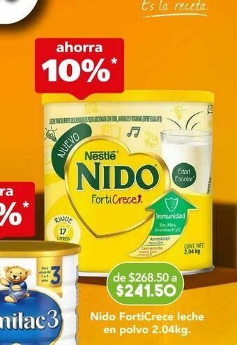 Farmacia San Pablo Nido leche en polvo forticrece c/2.04kg oferta