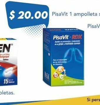 Farmacia San Pablo Pisavit sol 3ml amp c/1 oferta