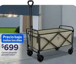 Walmart Avera carrito plegable portátil oferta