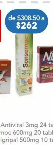 Farmacia San Pablo Sensemoc tab 600mg caj c/20 oferta