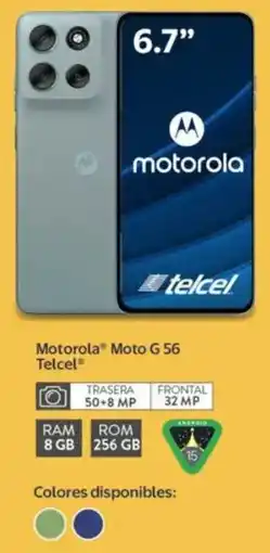Walmart Motorola moto G 56 6.7" oferta