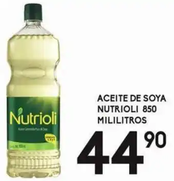 Aceite de Soya Nutrioli 850 Mililitros