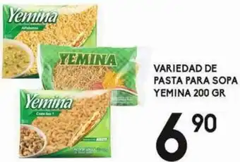 Variedad de Pasta para Sopa Yemina 200gr