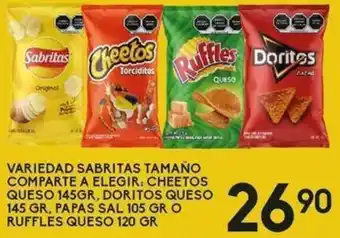 Variedad Sabritas Tamaño Comparte A Elegir