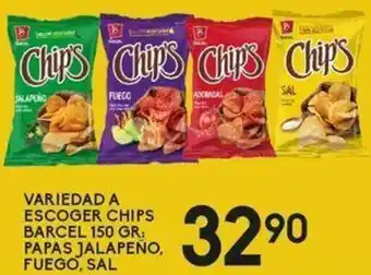 Variedad A Escoger Chips Barcel 150gr