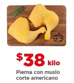 Bodega Aurrerá Pierna con muslo corte americano oferta