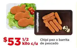 Bodega Aurrerá Chipi pez o barrita oferta