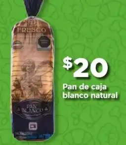 Bodega Aurrerá Pan de caja blanco natural oferta