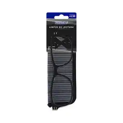 Farmacias Benavides Lentes de Lectura 1.5 negro + estuche oferta