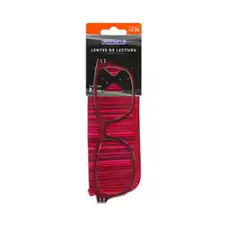 Farmacias Benavides Lentes de Lectura 2.5 rojo + estuche oferta