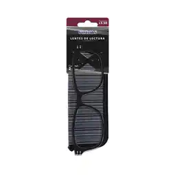 Farmacias Benavides Lentes de Lectura 3.50 negro + estuche oferta