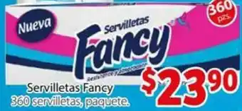 Servilletas Fancy 360 pzs.