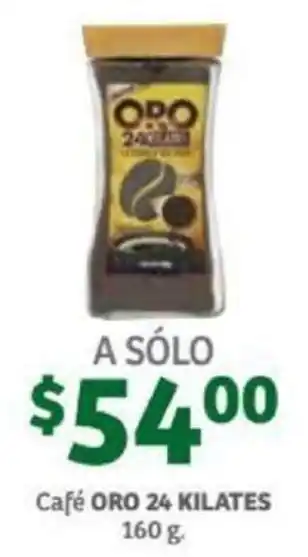 Soriana Mercado Café Oro 24 Kilates 160g oferta