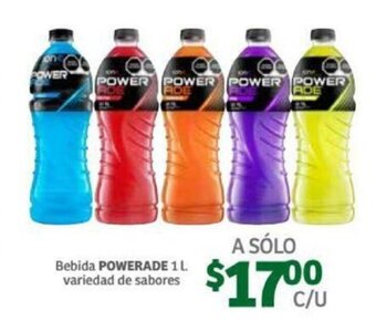 Soriana Mercado Bebida Powerade 1L oferta