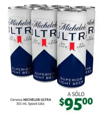 Cerveza Michelob Ultra 6x355ml