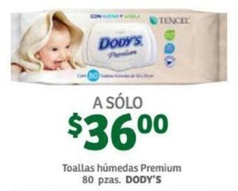 Toallas Húmedas Premium Dody's 80 pzas