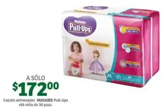 Calzón Entrenador Huggies Pull Ups et6 Niña de 30 pzas