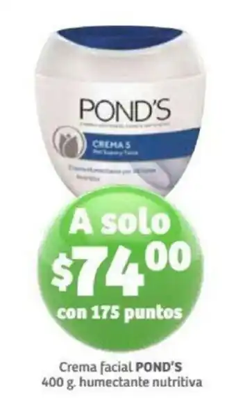 Soriana Mercado Crema Facial Pond's Humectante Nutritiva 400g oferta