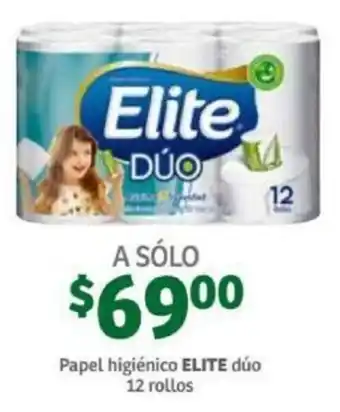 Soriana Mercado Papel Higiénico Elite Dúo 12 rollos oferta